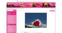Desktop Screenshot of flowersbycreativetouch.com